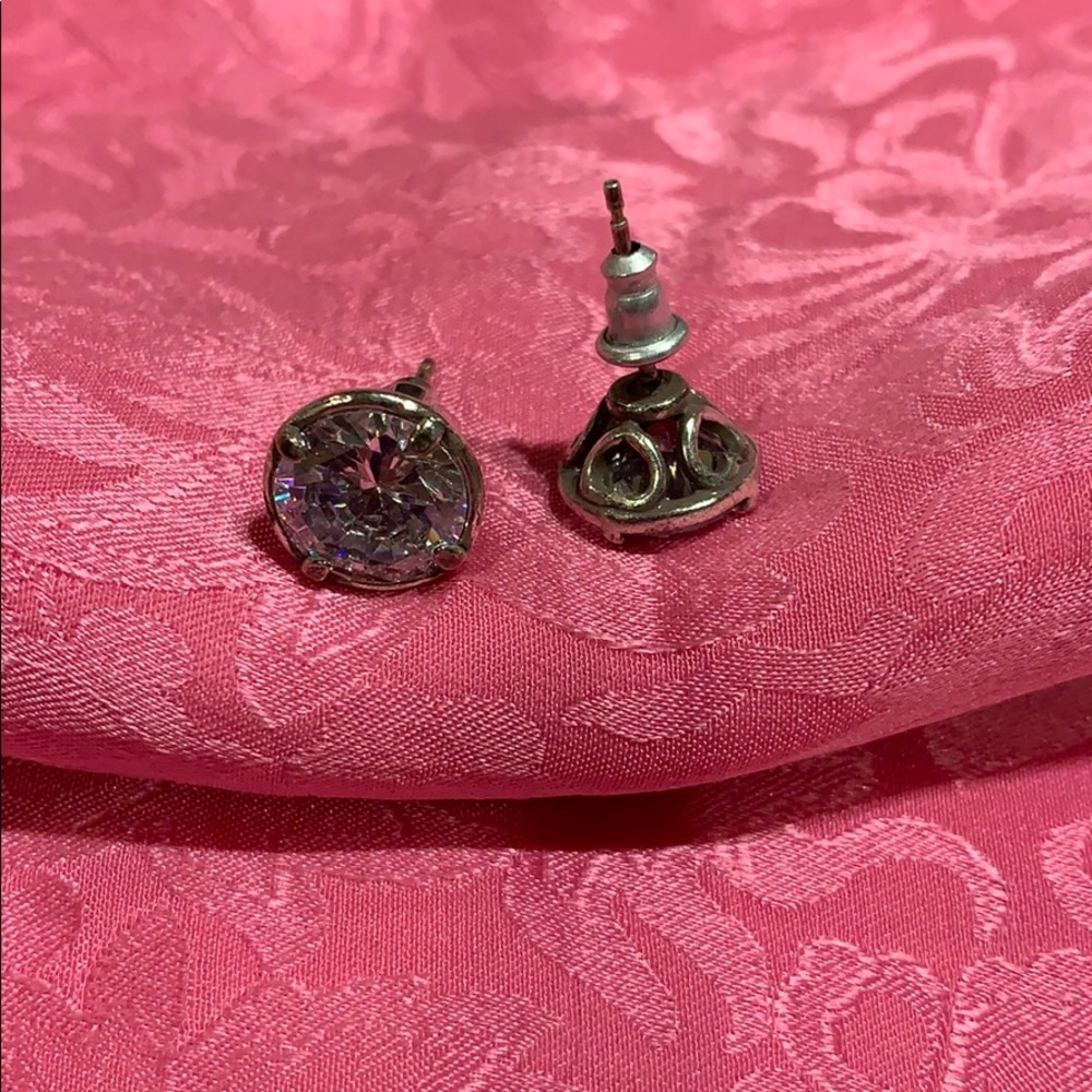 Brighton clear stone earrings